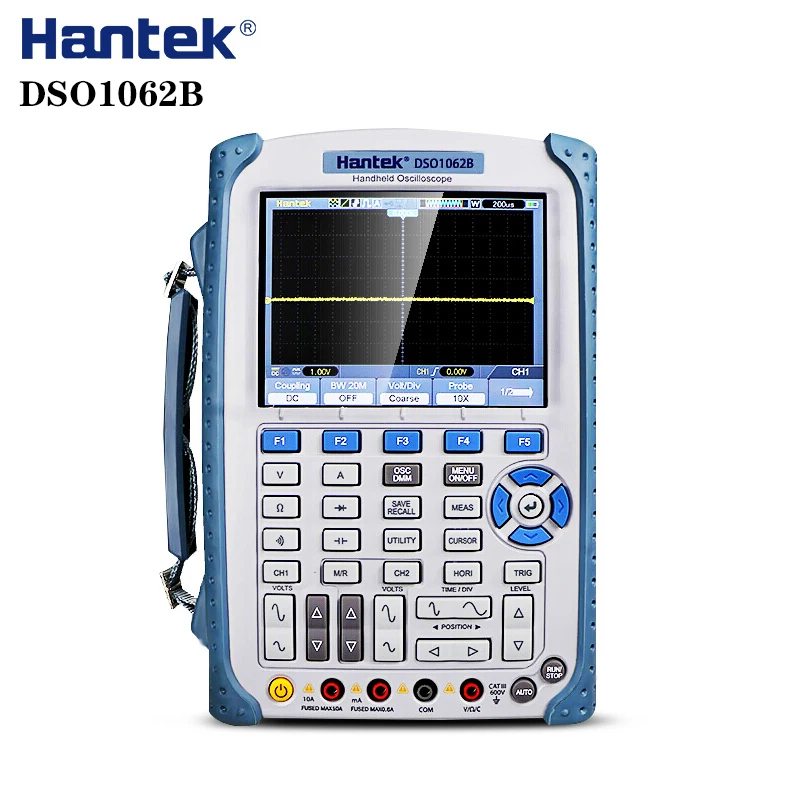 Цифровой осциллограф Hantek DSO1062B 60 МГц 2 канала 1 ГГц/с | Инструменты