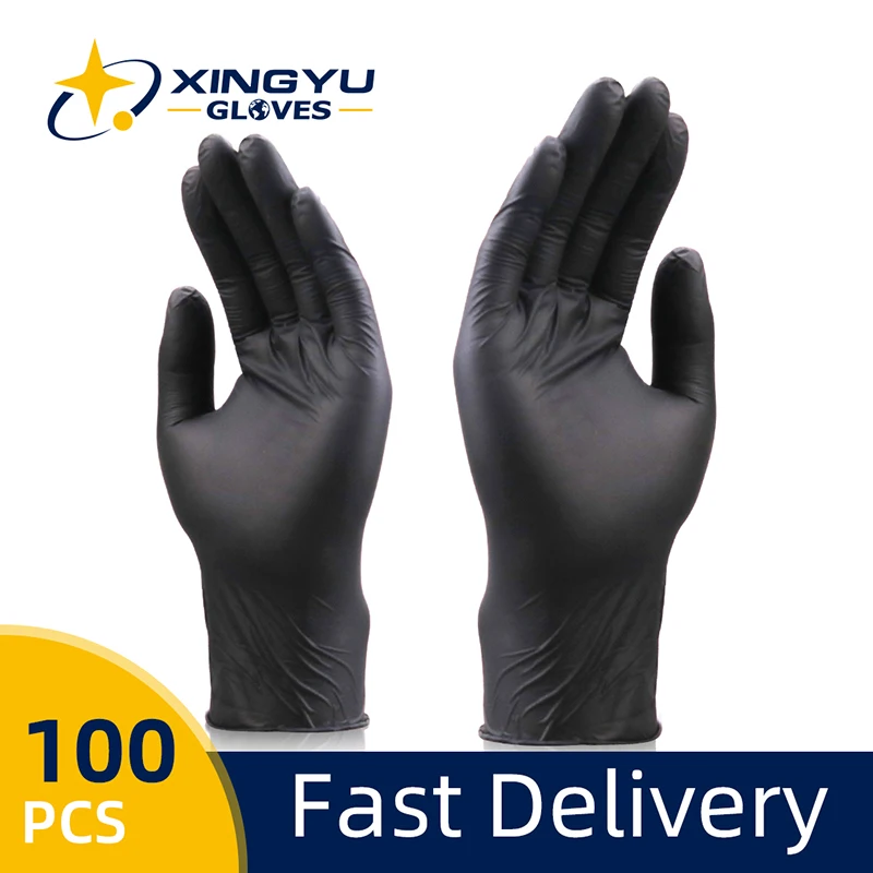 Рабочие перчатки Xingyu нитриловые противоскользящие бытовые моющие