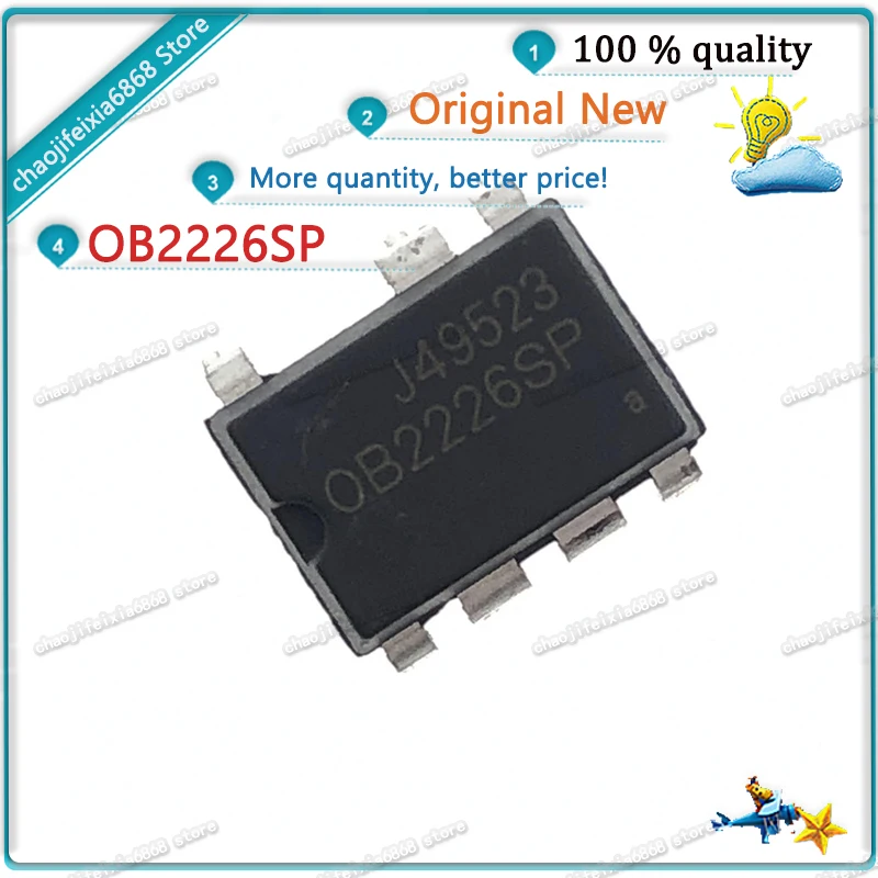 5 шт./лот! Чип OB2226SP OB2226AP DIP7 OB2226 0B2226 DIP для индукционной плиты новый оригинальный |