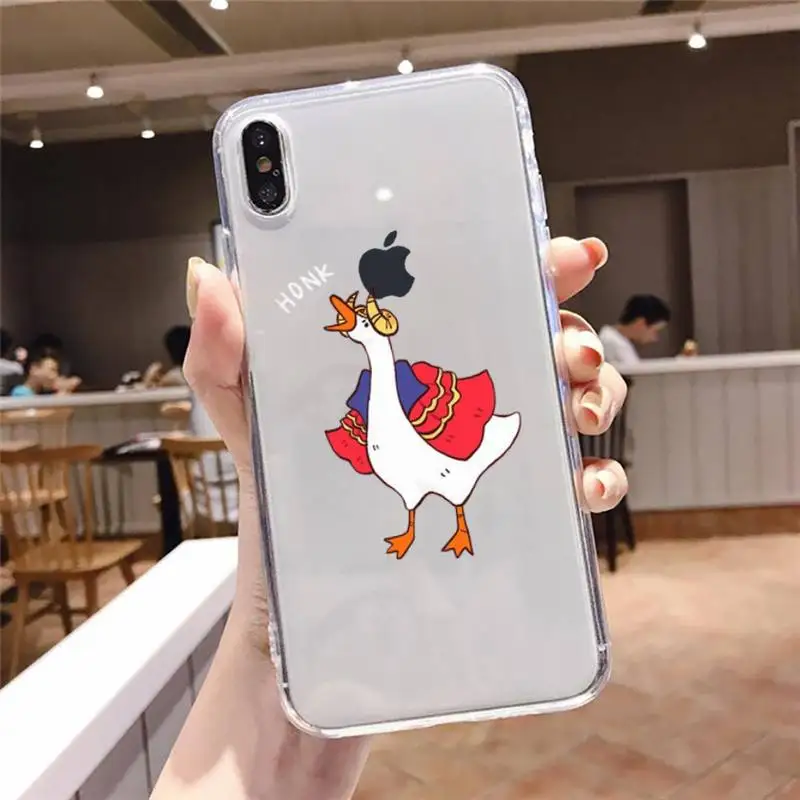 

To Honk or Not To Honk Phone Case Transparent soft For iphone 5 5s 5c se 6 6s 7 8 11 12 plus mini x xs xr pro max