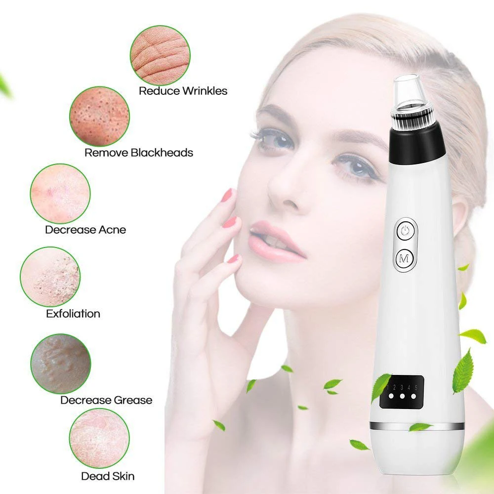 

Professional Blackhead Remover Vacuum Cleaner Machine Acne Deep Cleaning Black Spots Pore Removal Skin Care Exfoliation Device
