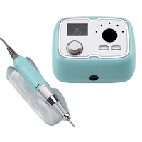 rechargeable desktop nail drill box stand manicure machine portable 35000rpm electric wireless cordless nail art polisher