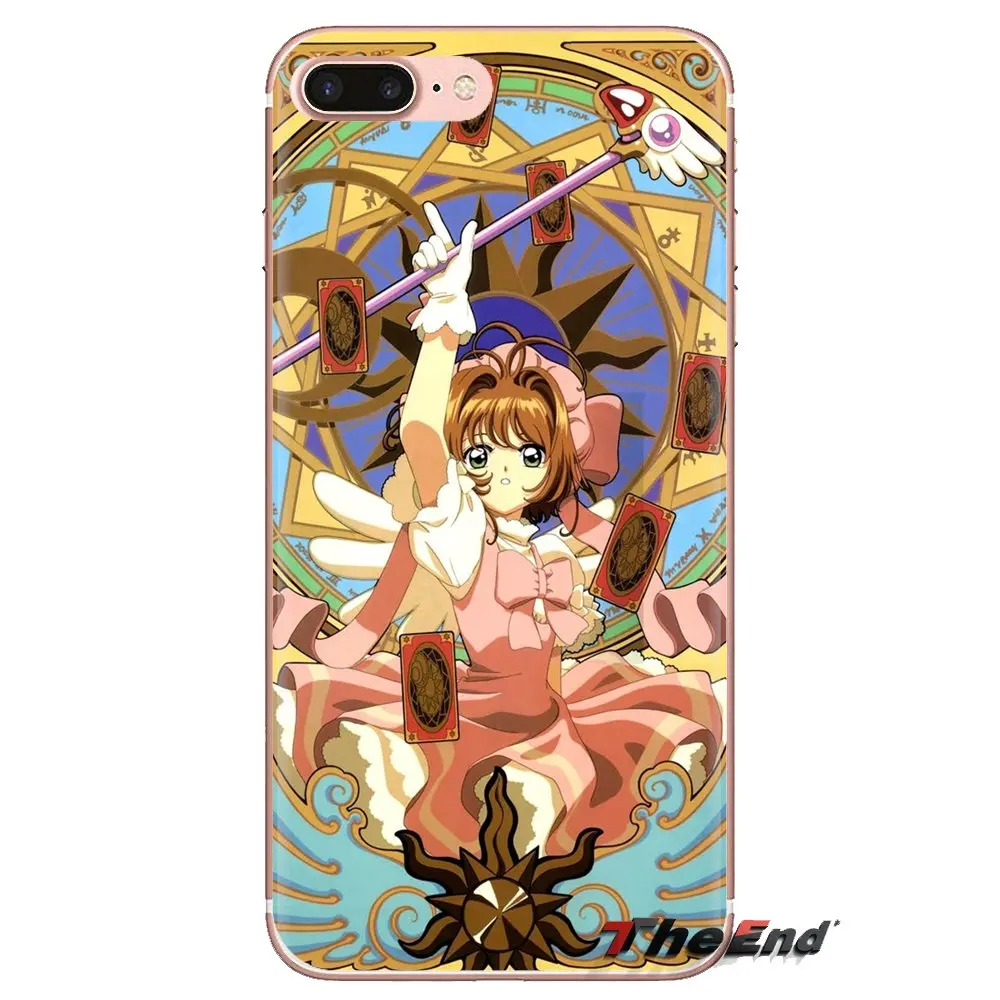 Для samsung Galaxy S3 S4 S5 мини S6 S7 край S8 S9 S10 Plus Note 3 4 5 8 9 искатель карт Sakura card captor