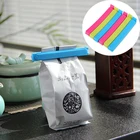 Практичный герметичный пакет для хранения еды, закусок, герметичный пакет для сохранения свежести продуктов, герметичные зажимы из полипропилена, кухонная пищевая упаковка