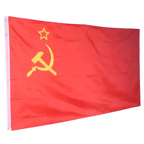 Большой революционный Флаг Союза Советских Социалистических Республик, флаг СССР, российский советский флаг, советский флаг 90*150 см