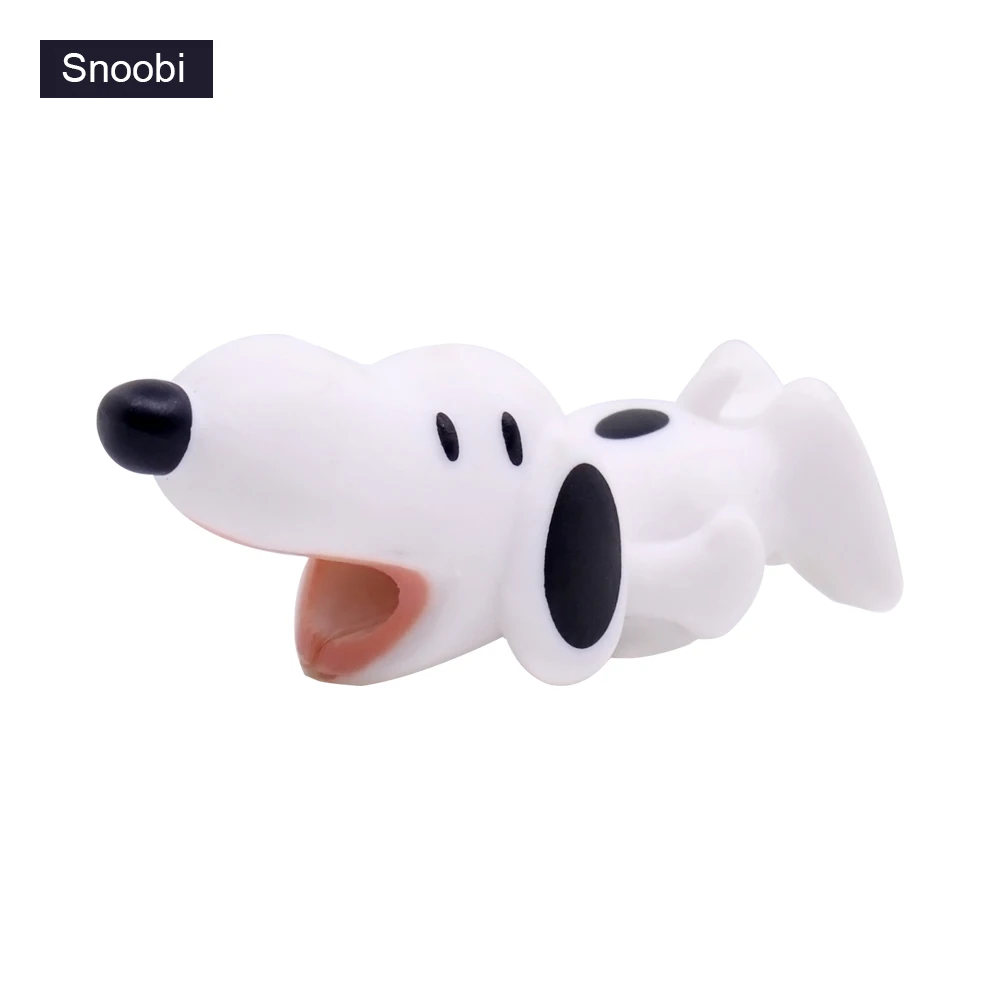 Snoobi CHIPAL укус животное кабель протектор для iPhone Кабельный органайзер Chompers мультфильм Чоппер Луффи милые животные укусы держатель Winder - Цвет: Snoobi