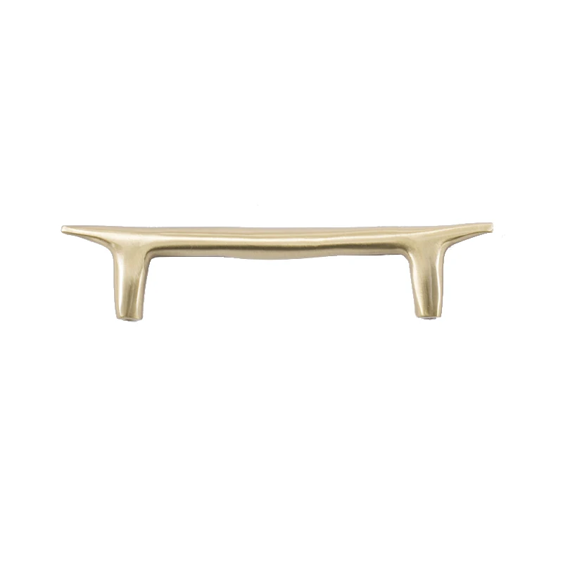 

Original Nordic Style Solid Brass Handle Wardrobe Drawer Light Luxury Pure Copper Handmade Gold Handle