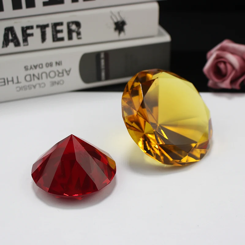 50 мм хрустальные бриллианты любовь Свадебный декор подарки украшение для дома