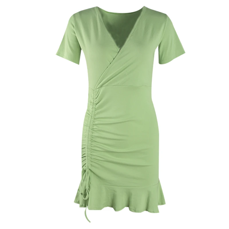 Женское облегающее платье ZB3988 лето 2020 | Женская одежда