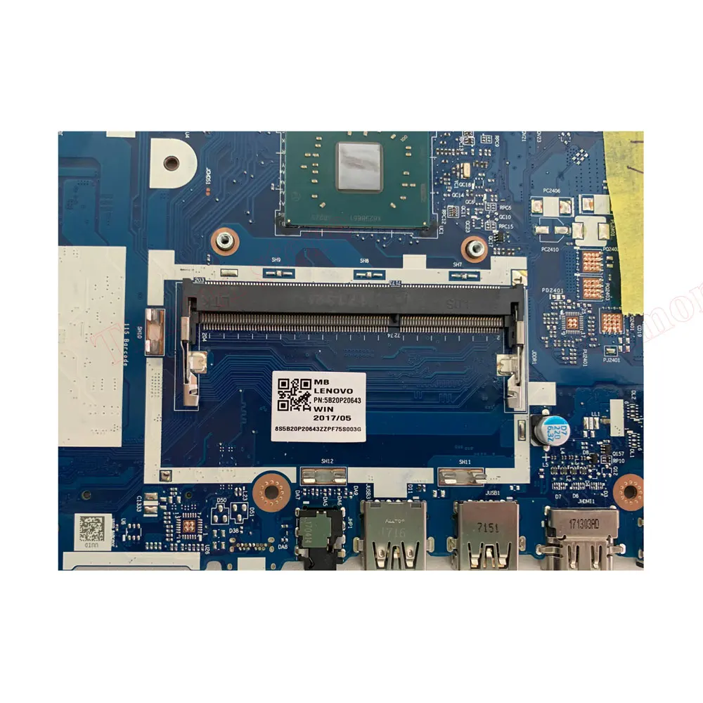 5B20P20643 для ideapad 320-15IAP 80XR Ноутбук Lenovo интегрированная материнская плата DG424/DG524 NM-B301