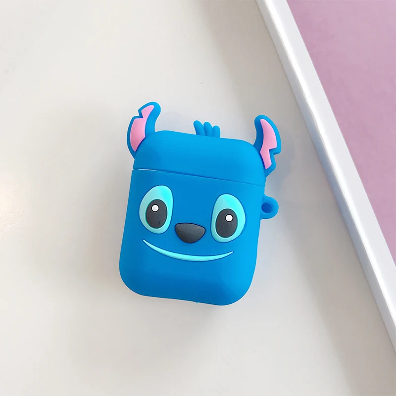 style 7 Силиконовый чехол для наушников для Apple Airpods 1 2, милый 3D мультяшный чехол для зарядки, чехол для наушников s для Airpods 2, полный защитный чехол - Цвет: style 7