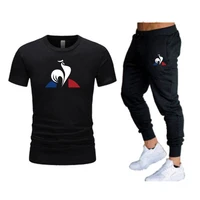 mens casual mens sets tracksuit summer men sets two piece set t shirt brand track clothing male sweatsuit sports suits s 3xl