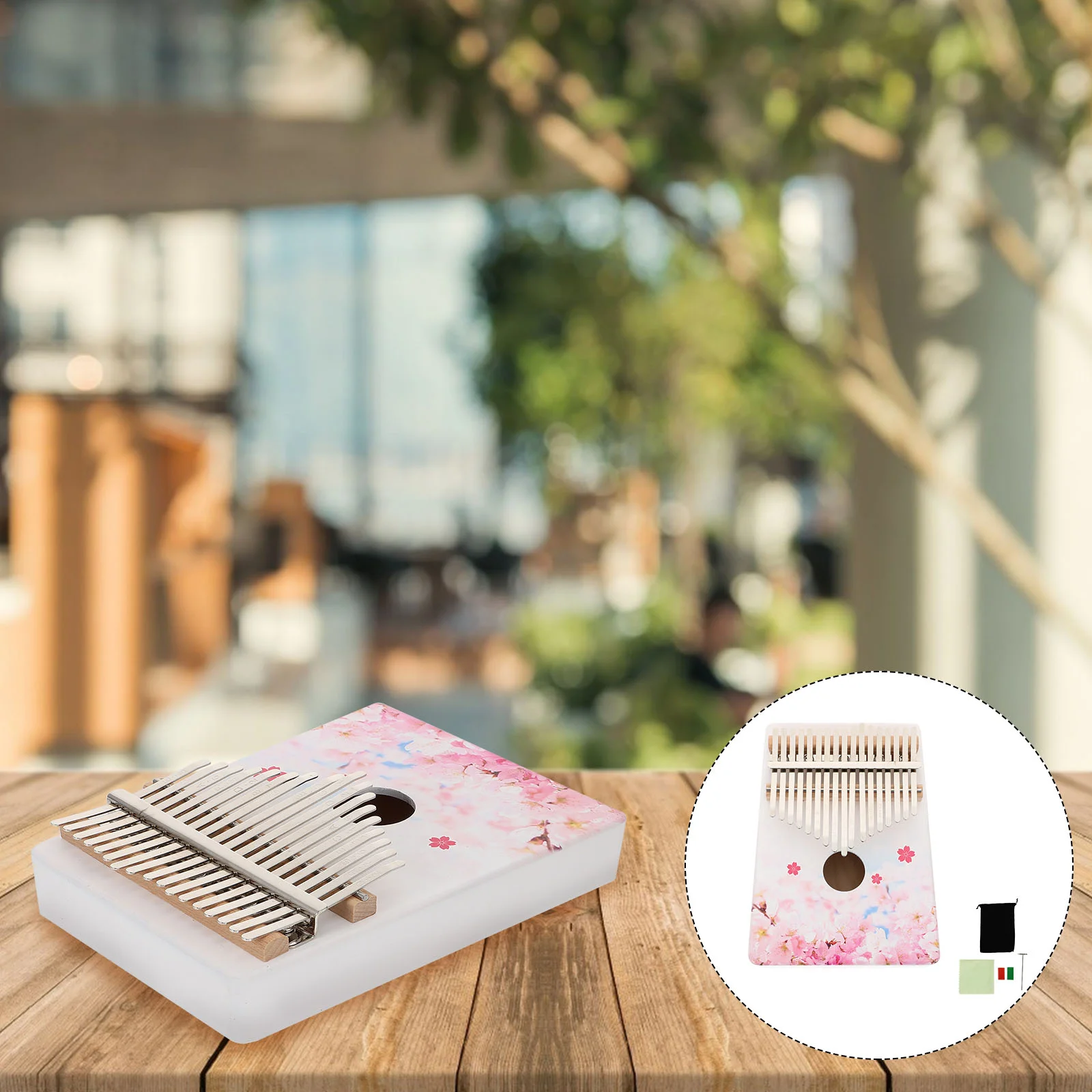 

Portable Thumb Piano Durable Kalimba Finger Piano Funny Kids )