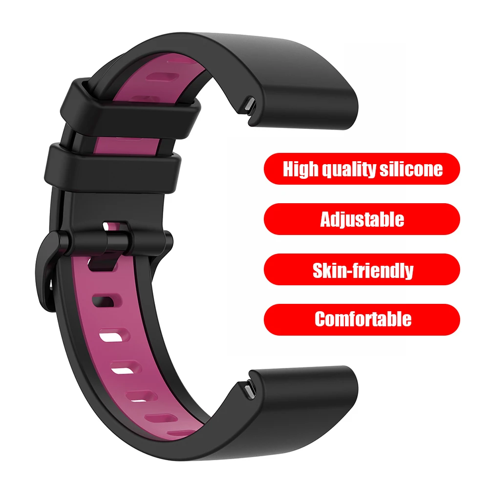 

Sport Watchband Bracelet Accessories Silicone Sport Smart Watch Strap Smartwatch Wristband for Garmin Fenix 6S/6S Pro