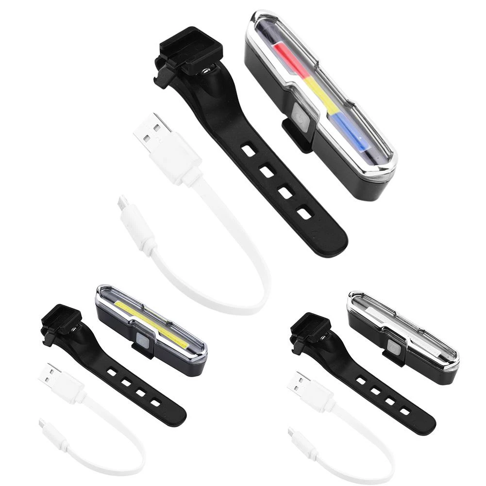 Велосипедный светодиодный фонарь безопасности с зарядкой от USB для горного