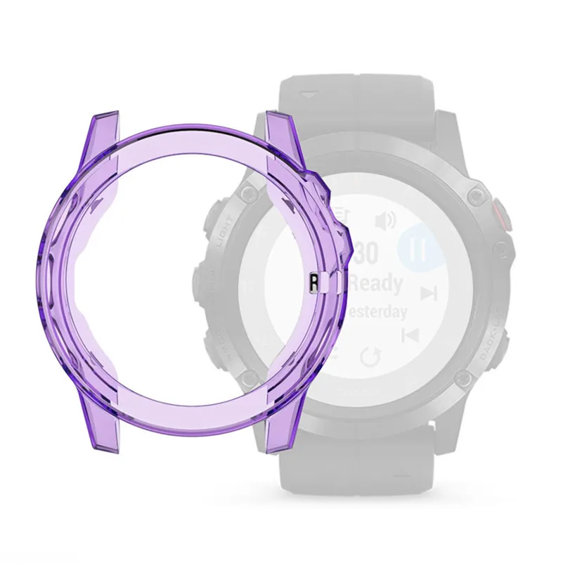Ультратонкий кристально прозрачный защитный чехол из ТПУ для Garmin Fenix 5/5 Plus защита
