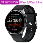 Смарт-часы Elftear Wear 3 Pro мужские с Bluetooth, пульсометром и HD-экраном 2021 дюйма 360*360