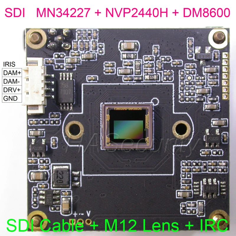 SDI 1080P 1/3 &quotPanasonic CMOS датчик изображения MN34227 + NVP2440 DM8600 модуль камеры