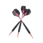 Высококачественный 3 шт.компл. новый мягкий наконечник Дротика s электронная Дротика s Красная Дротика головка и валы из алюминиевого сплава валы дротирование