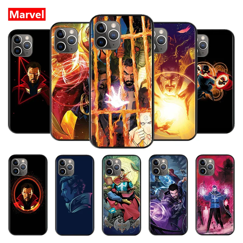 

Marvel Avengers Super Hero Doctor Strange For Apple iPhone 12 11 XS Pro Max Mini XR X 8 7 6 6S Plus 5 SE TPU Silicone Phone Case