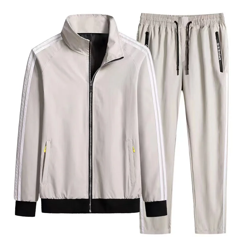 2021 new autumn men's casual fashion suit high-quality sports pants spring and autumn two-piece suit