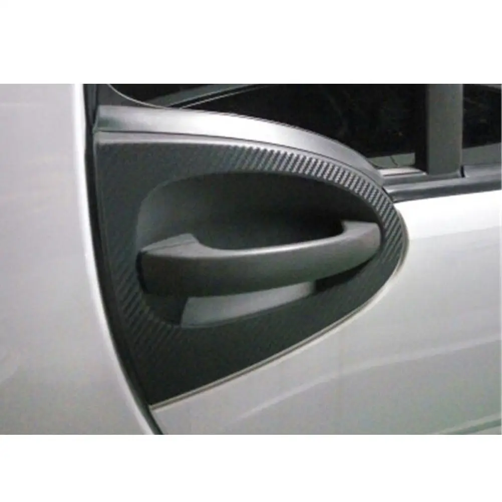2Pcs Car Carbon Fiber Door Decoration Protection Sticker for Smart Fortwo Forfour Styling Accessories | Автомобили и мотоциклы
