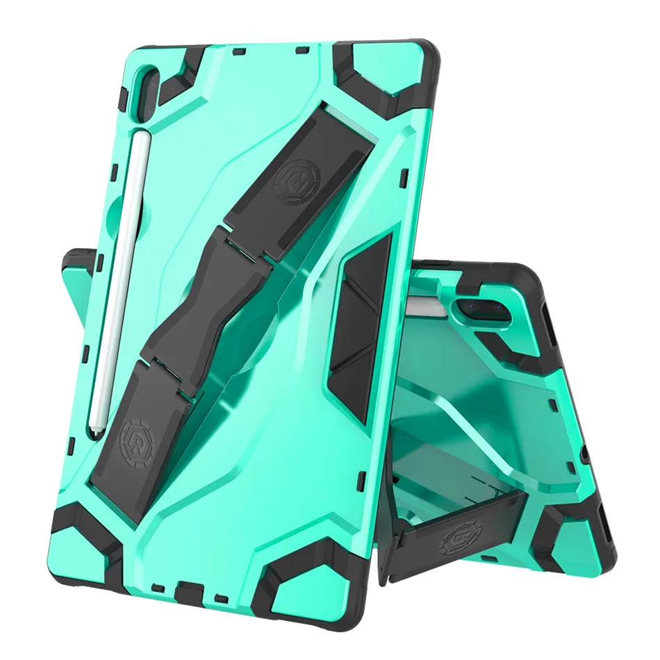 Чехол для Samsung SM T860 Funda жесткая задняя крышка планшета PU + PC Heavy Duty Cover Tab S6 10 5 2019