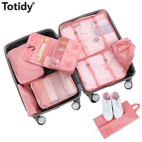 travel bags clothes shoe underwear travel organizer new luggage packing cube bra cosmetic finishing pouch storage accessories