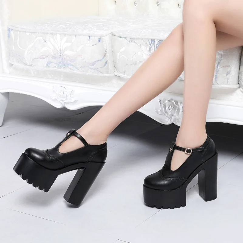 Женские Водонепроницаемые туфли LEOPARD LAND высокие для ночного клуба толщиной 14 см