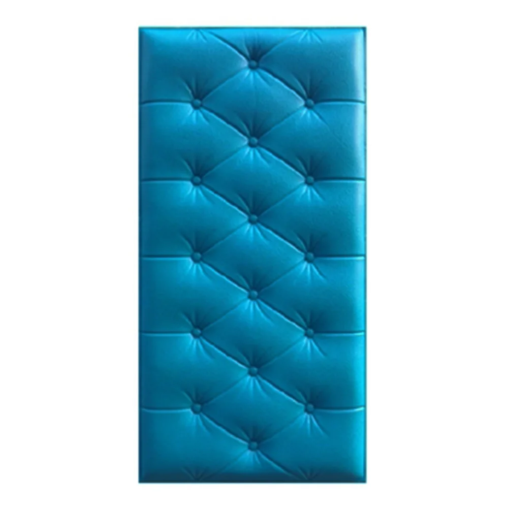 Blue Yazi самоклеющиеся Diy 3D обои ПЭ пена Настенная Наклейка панель для детских комнат Спальня Гостиная Декоративный Настенный декор - Цвет: Blue