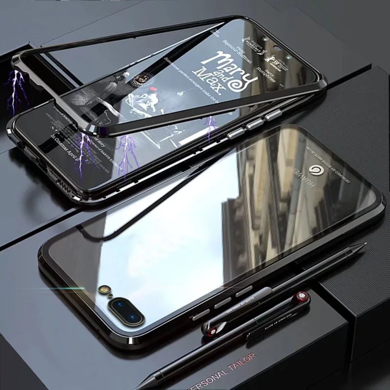 YonLinTan i Coque чехол для Apple Iphone 7 8 Plus Iphone 7Plus 8 Plus Iphone7 Металлическая магнитная рамка из закаленного стекла