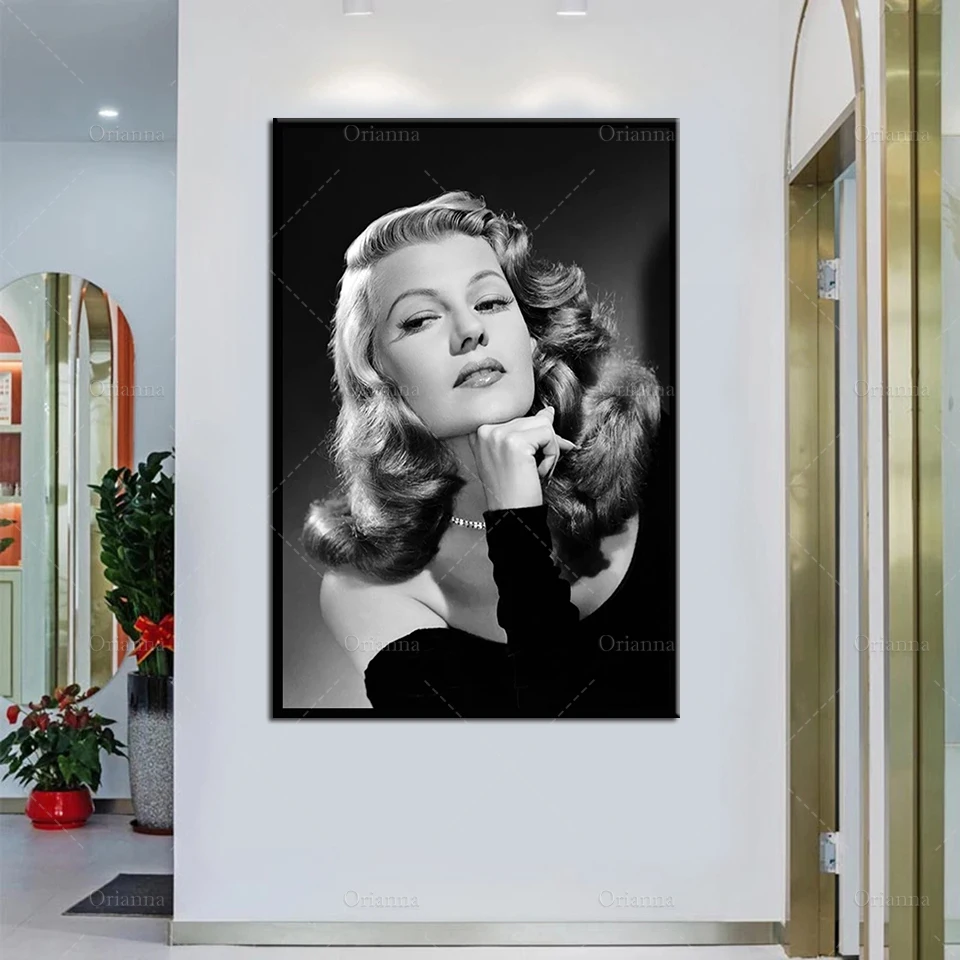 

Painting Rita Hayworth Wall Art HD Sexy Lady Dance Gift Printed Poster Modular Canvas Home Decoration Pictures For Living Room