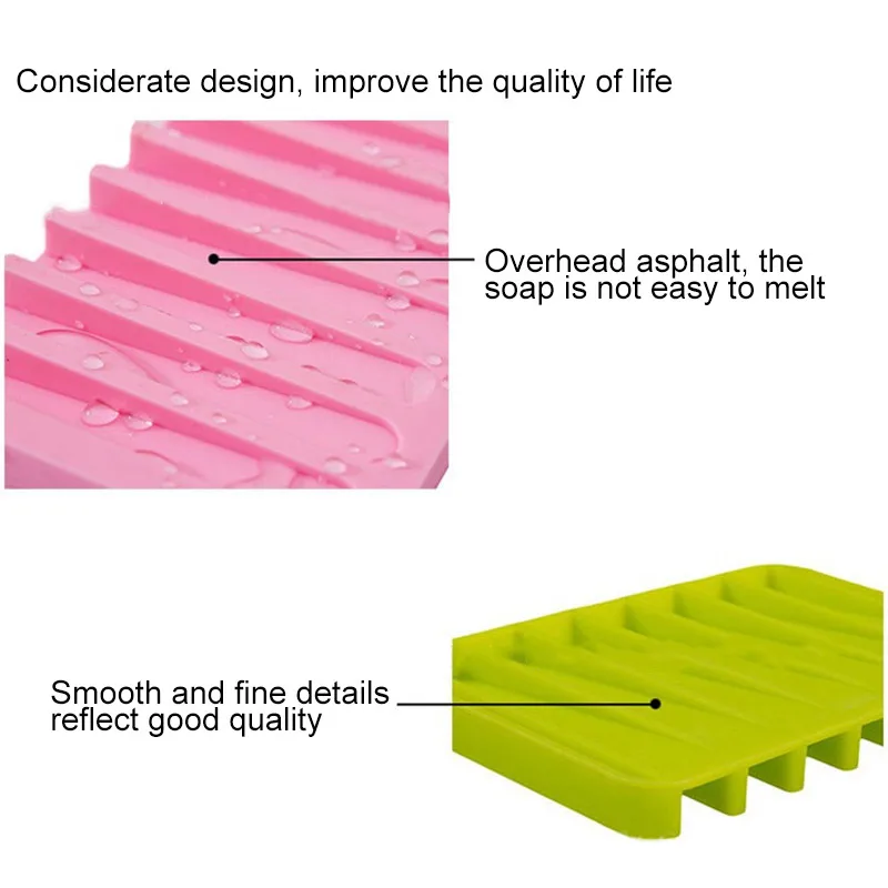 1 шт. цветной гибкий водопадный держатель для мыла сливный ванная комната Душ