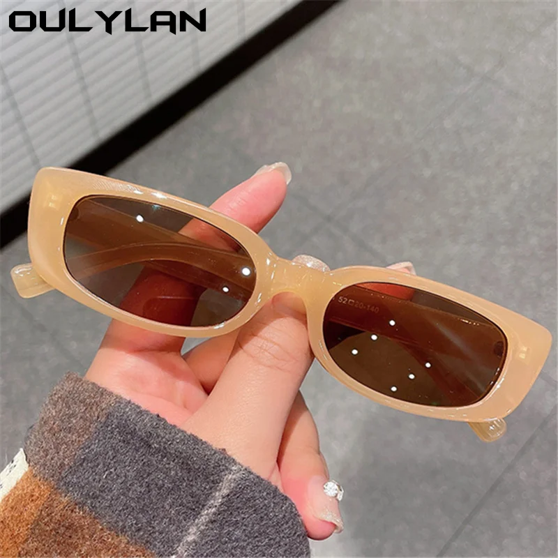 

Oulylan 2022 New Square Sunglasses for Women Fashion Small Rectangle Sunglass Men Vintage Hip Hop Eyewear Travel Goggles