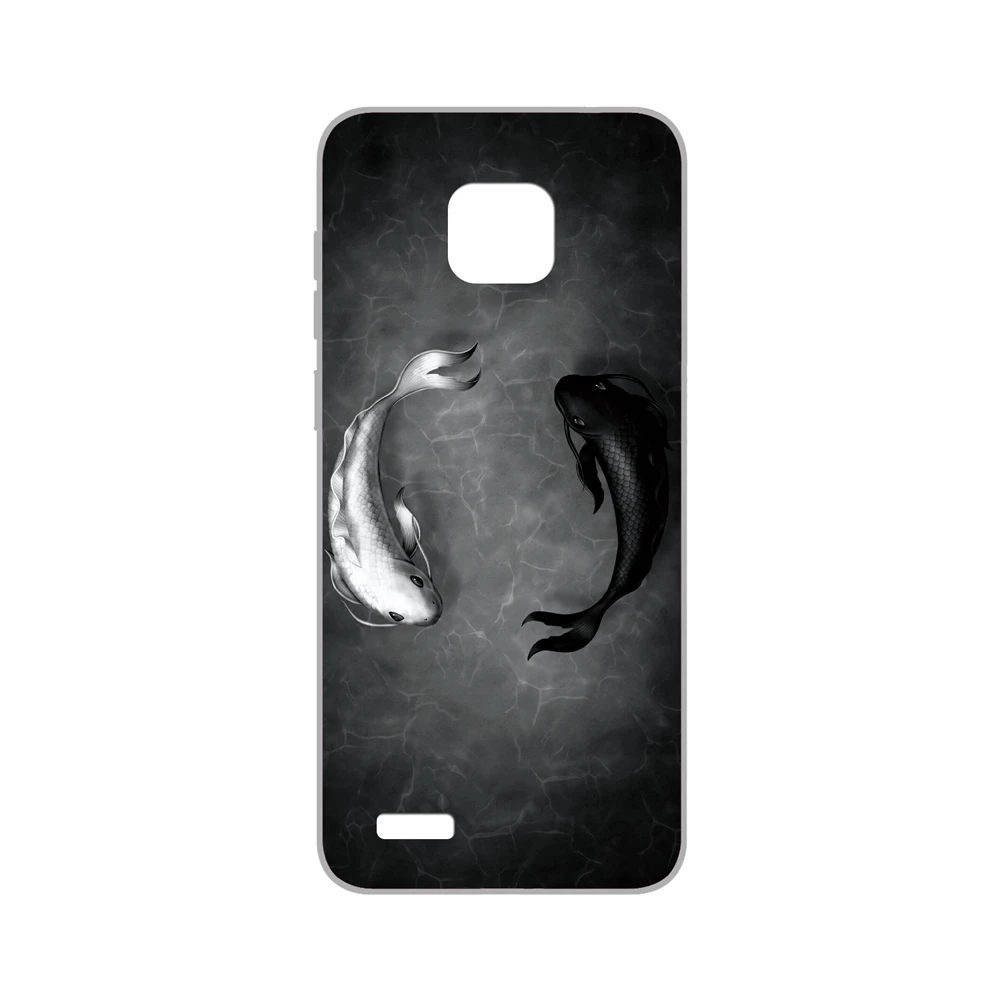 50 GUCOON Silicone Cover for Ulefone Note 7 S11 6.1inch Case Soft TPU Protective Phone Case Cartoon Wolf Flower Cat Bumper Shell - Цвет: 50
