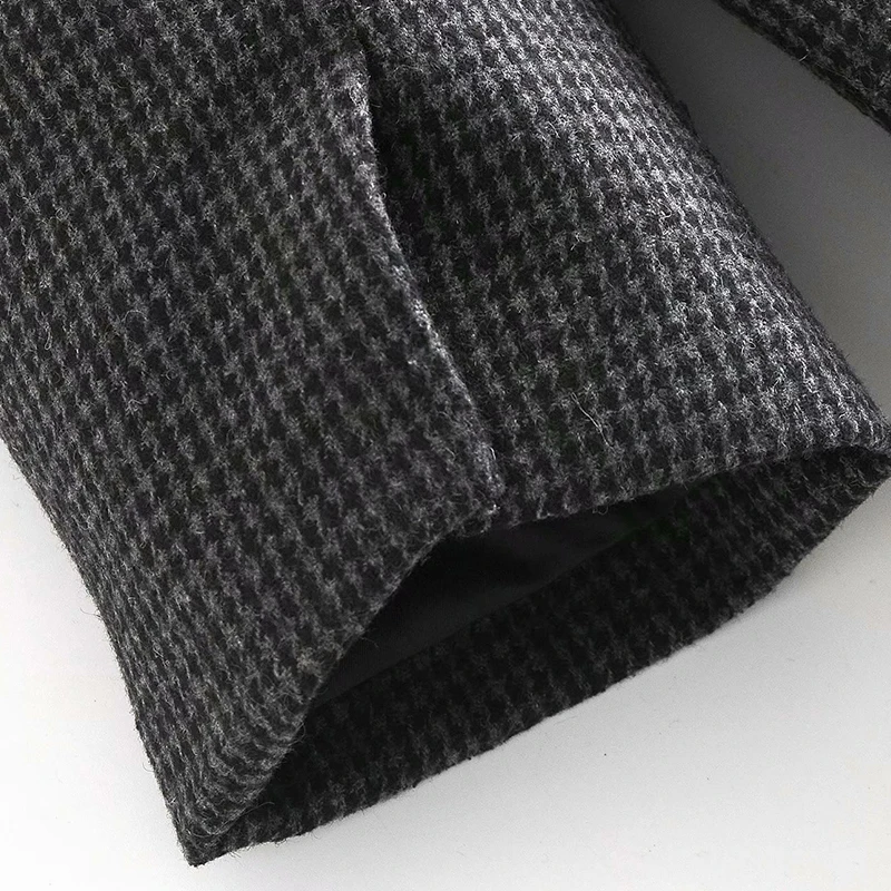 

Vintage Women 2020 Plaid Single Breasted Loose Streetwear Coat Vintage Long Sleeve Pockets Female Outerwear Chic Overcoat