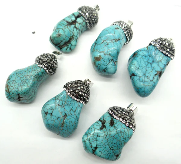 

Бриллианты, кварцевый кристалл, тигровый глаз, подвеска неправильной формы для изготовления ювелирных изделий своими руками, аксессуары для ожерелья 6 шт.