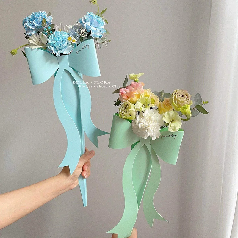 Ящик для цветов на один букет маленький складной ящик День святого Валентина 520 |