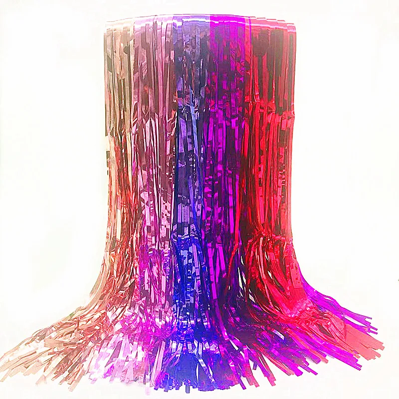 Супер яркие плотные дождевые занавески 1 м * 2 3 вечерние украшения супер высокое