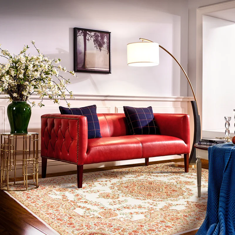 Роскошный Европейский плюшевый ковер вилла гостиная диван спальня прикроватная