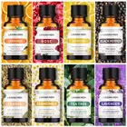 LAGUNAMOON Натуральная ромашка, ветивер герани, сандаловое дерево, духи чабреца, эфирные масла для массажа, ароматерапии, 37 ароматов, 10 мл