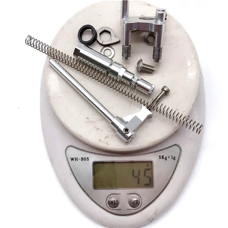 

2 Set Cable Anchorage Spring Set for Integrated Shifter Brompton Folding Bike Accessories, Black & Silver