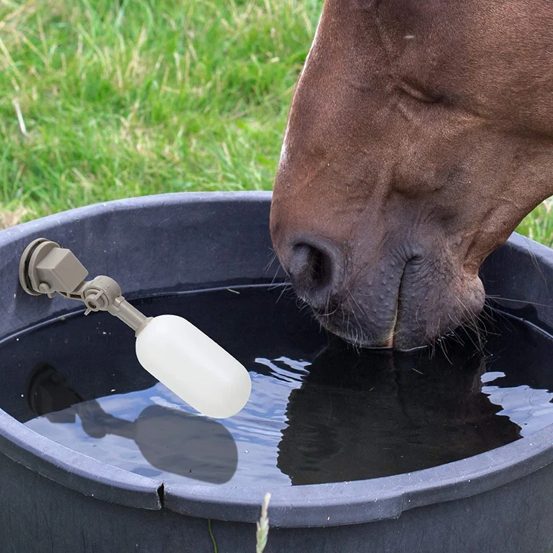 

3-Piece Float Valve Set, 1 / 2-Inch Water Supply Pipe Float Valve with Adjusting Arm for Swimming Pool, Aquarium (Gray)