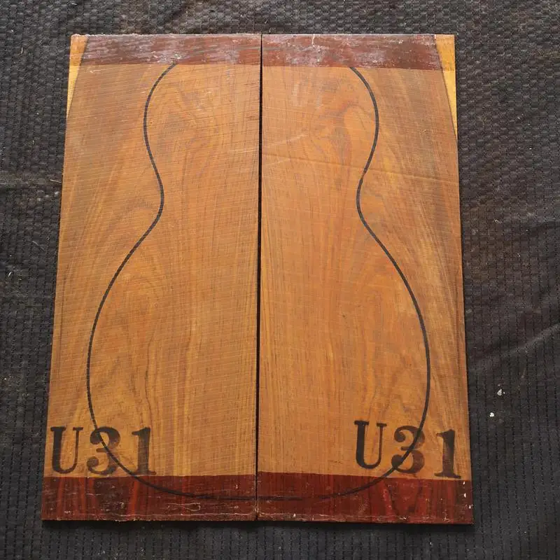 Южная Америка импортированная Гавайская гитара cocobolo гитара из твердой древесины задняя боковая панель шпон гитара материал для изготовления аксессуаров