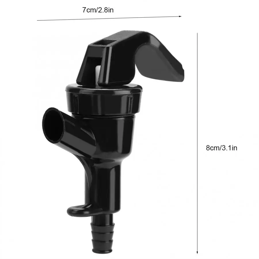 Пивоваренный дозатор 5 шт. Черный Пластиковый Смеситель Для Пикника кран для