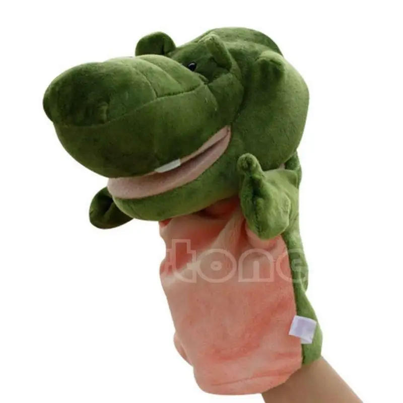 

Cute Children Kid Plush Velour Animal Hand Puppet Chic Designs Learning Aid Toys