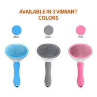 one button hair removal pet comb cat comb automatic hair removal dog combs cat dog pet products