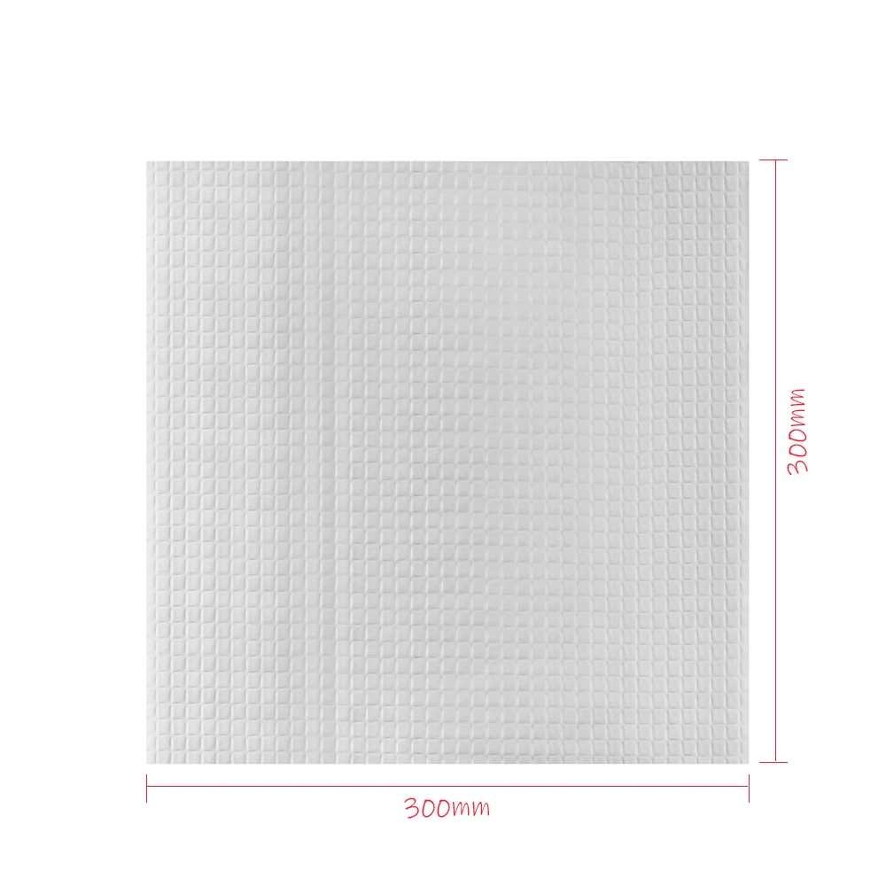 200x200/300x300 мм самоклеящаяся накладка из фольги с горячей плитой, нагревательные наклейки для кровати, теплоизоляционные хлопковые детали для 3D-принтера Ender 3
