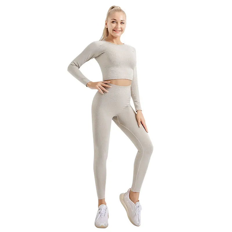 

Womens Clothes Conjunto Yoga Gym Set Women Komplety Damskie Sport Sets Workout Sportswear Two Piece Leggins Mujer Joggers Suit
