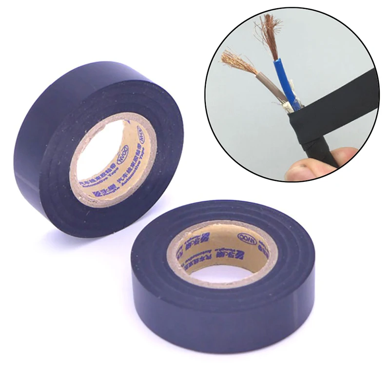 

1x 18Mm X 25M Pvc Electrical Insulation Waterproof Tape Flame Retardant